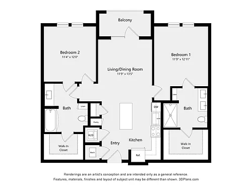 Floor plan B2