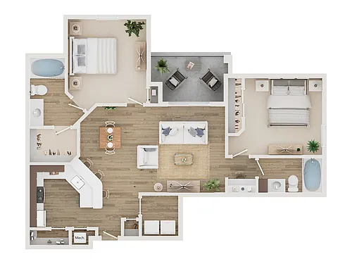 Floor plan New Chinquapin Oak Building