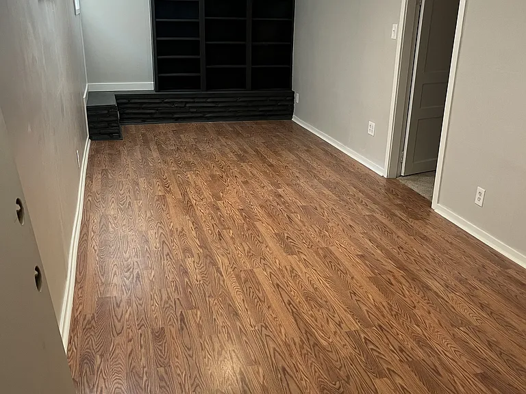 Living room view, main entrance to the apartment