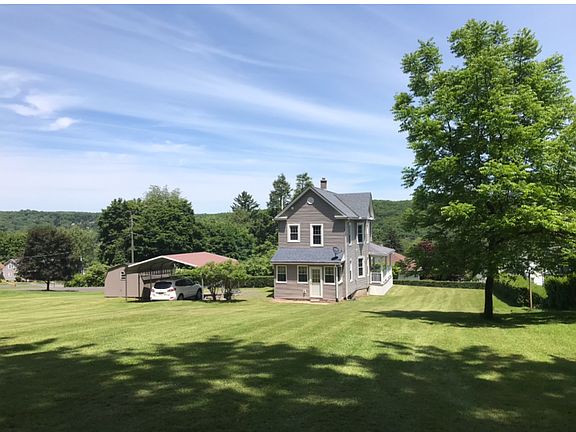 Back view of home & property