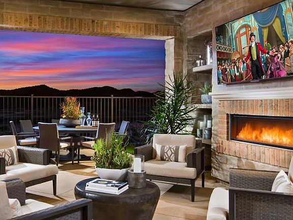 Model Home Outdoor Retreat