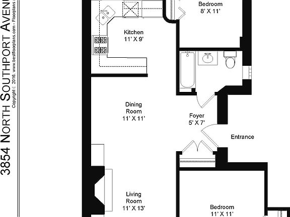 2nd image of 3854 N Southport Ave #3C