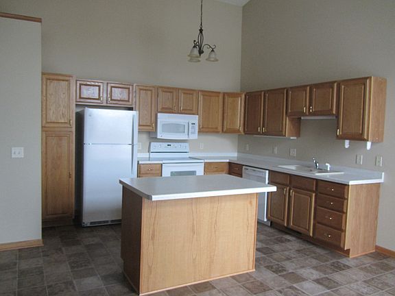 Kitchen with island