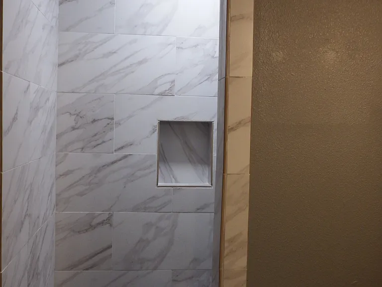 Master shower
