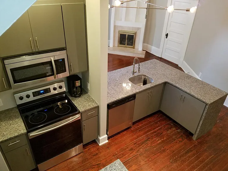 kitchen down