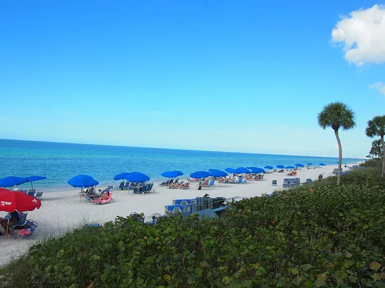 Beach as viewed from the Pavillion