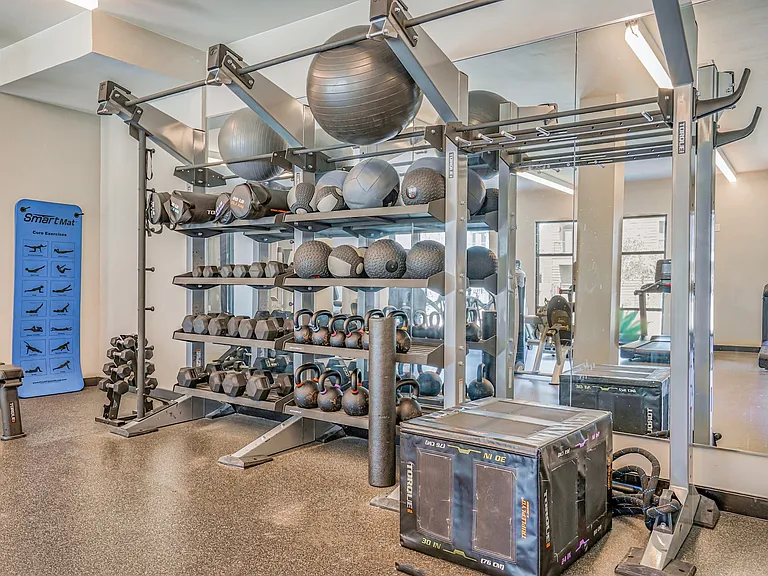 Weights and other equipment are also available in our spacious gym, there's something for everyone!