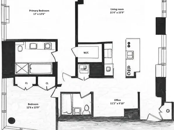 80 Riverside Boulevard 15E image 1 of 7