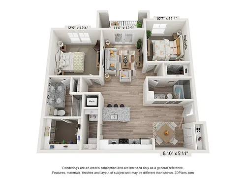 Floor plan Amber