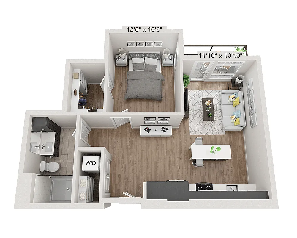 Floor plan A1FB
