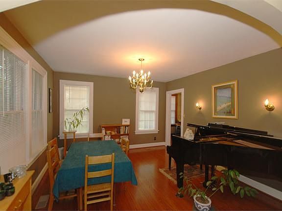 Hardwoods in dining room