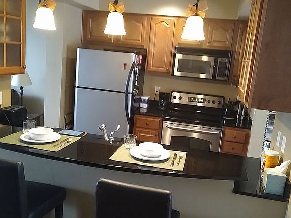 Kitchen w/ seating area