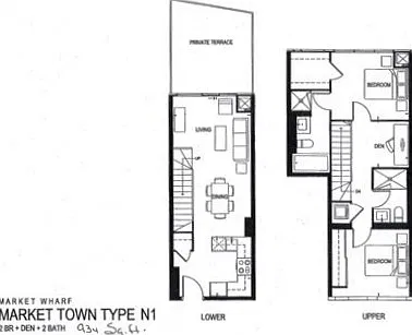 2 bed, 935 sqft, $3,950 — Photo 2