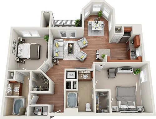 Floor plan B1