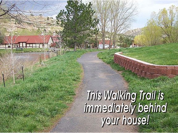 Walking Trail Behind House