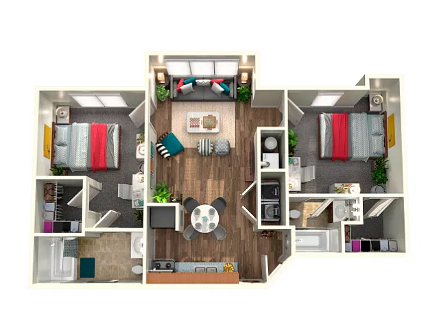 Floor plan 2X2