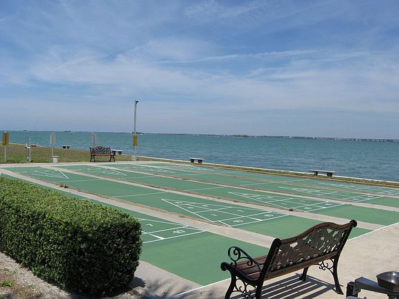 Shuffleboard courts