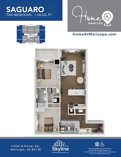 Floor plan Saguaro
