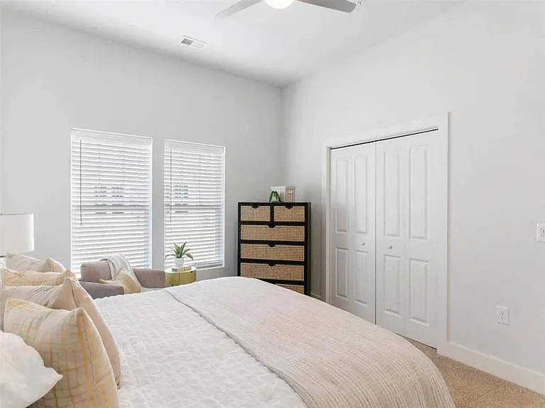Large windows throughout the apartment