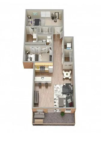 Floor plan The Pelican Extended
