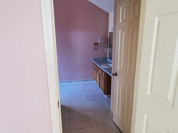 Master bathroom looking in from bedroom