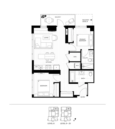 Floor plan T2-0807