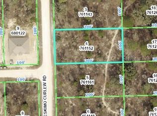 Eskimo Curlew Rd, Brooksville, FL 34614