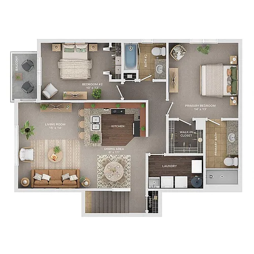Floor plan C1p - Premium Orchid