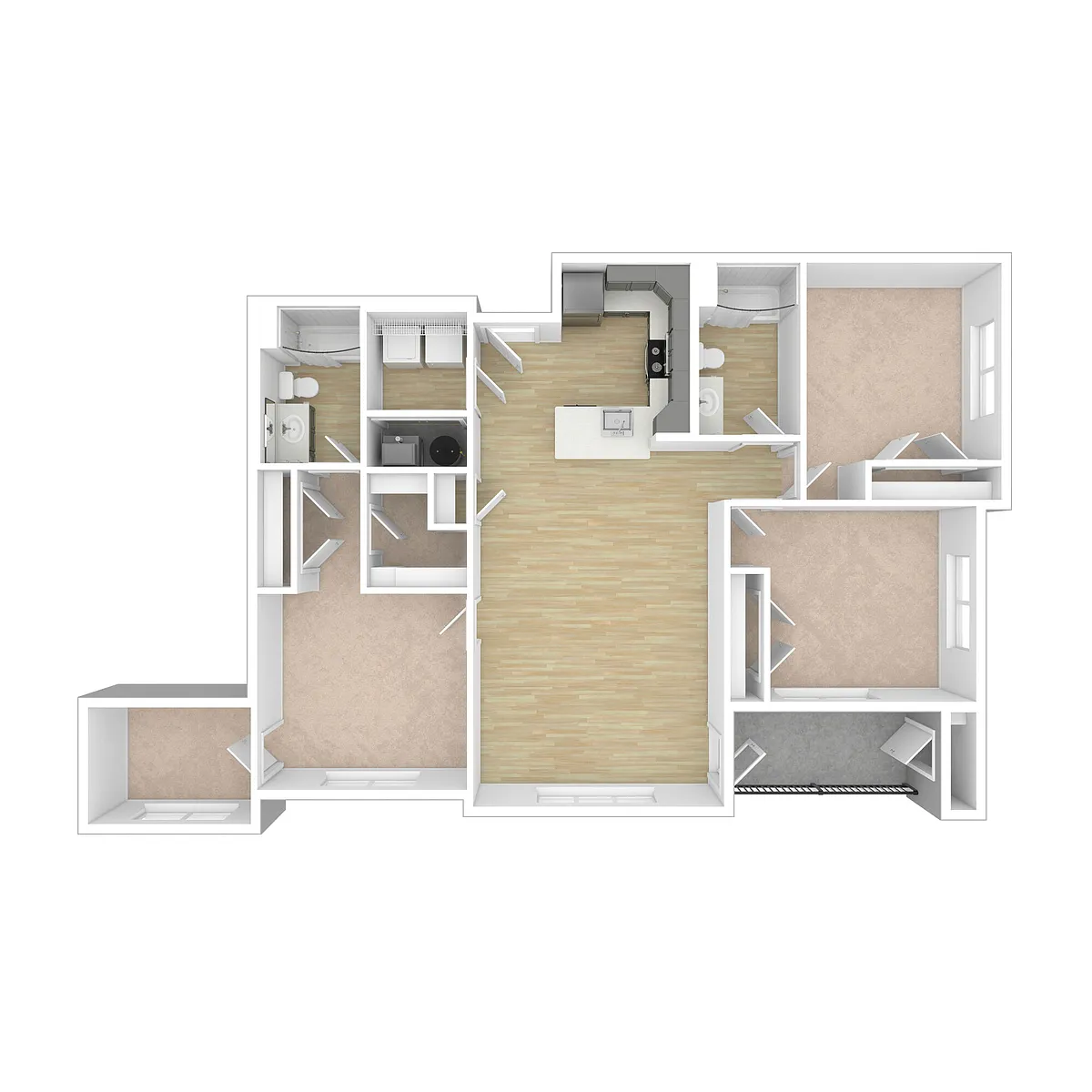 Floor plan E1-A