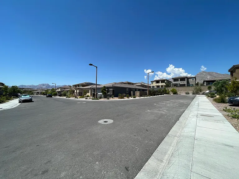 Ample parking by this corner lot.