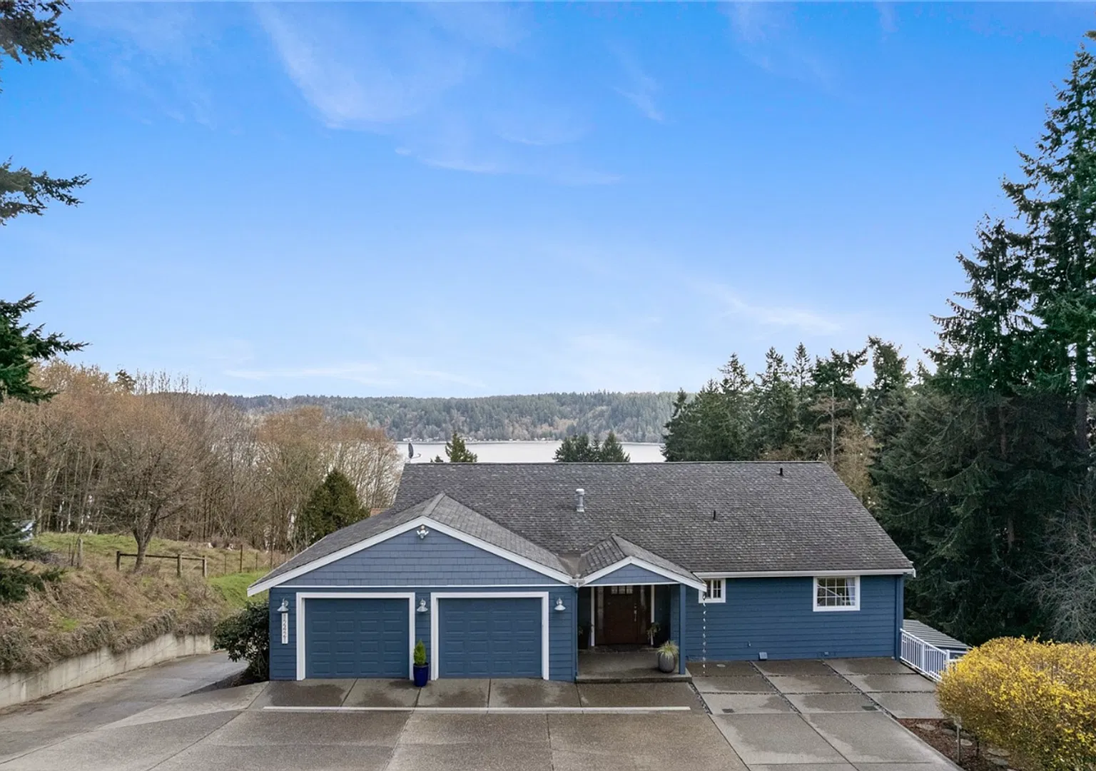 Spacious Gig Harbor Home with Water Views, Private Beach Access & Flexible Living Space — Photo 1