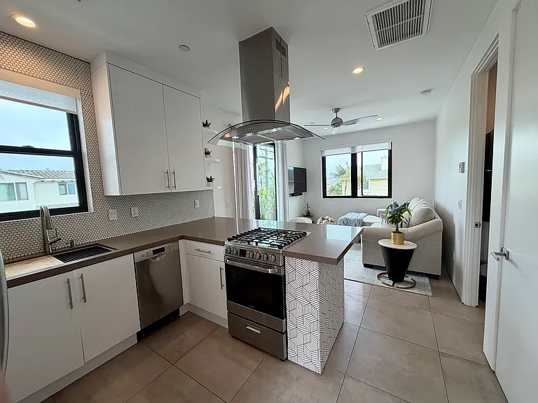 Kitchen open to living Room