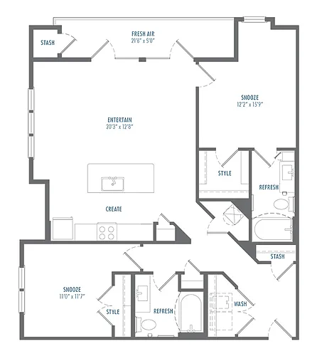 Floor plan B5A4
