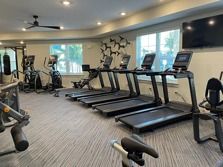 No need for a gym membership - just use our on-site fitness center.