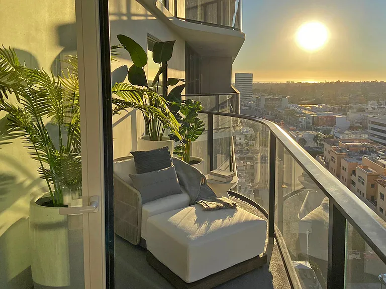 Extraordinary views from north facing balcony