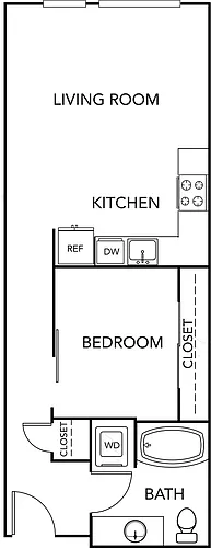 Floor plan Broadway B2