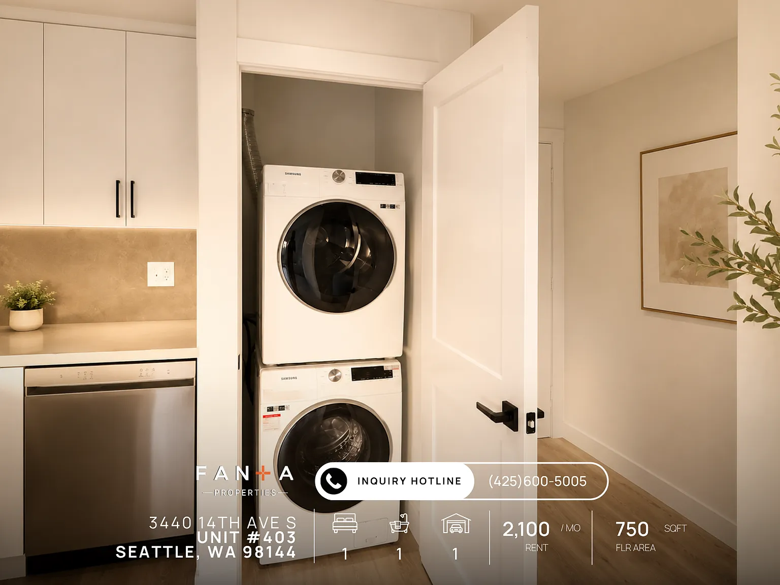 1 bed, 750 sqft, $2,100 — Photo 3