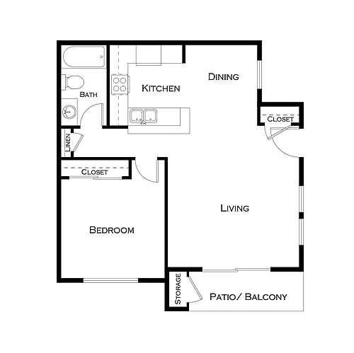 Floor plan EV1-1B