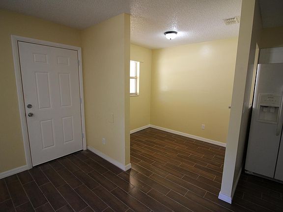 Breakfast nook and front door (north facing)
