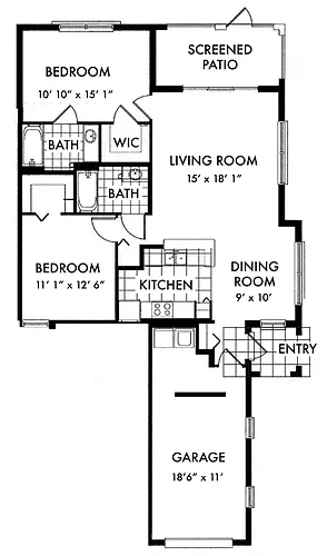 Floor plan Hampton B2C