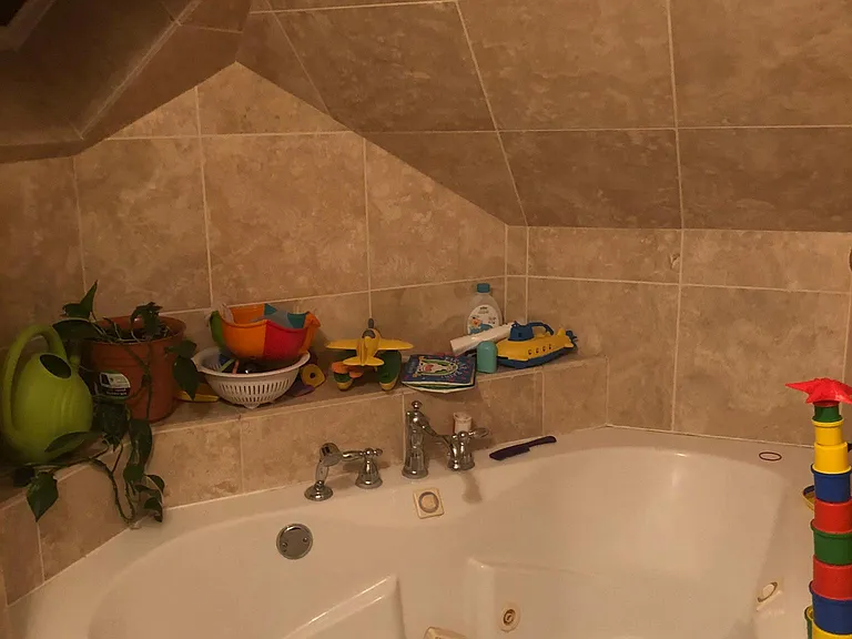 Upstairs master bathroom