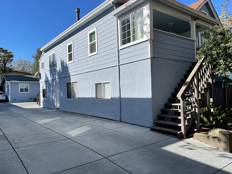 New concrete driveway