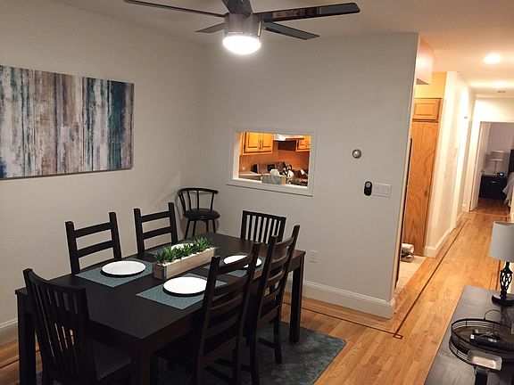 Separate dining area