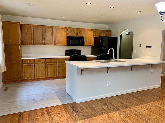 Lots of room in the kitchen with extra seating available at the counter!