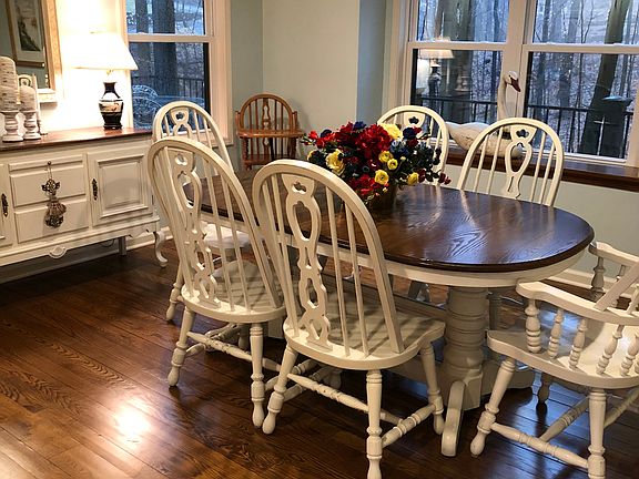 Dining Room with Wooded View