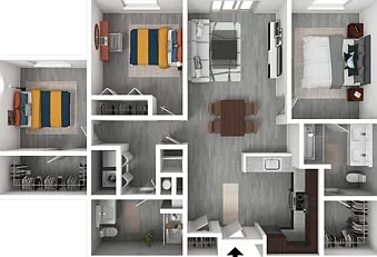 3 Bedroom 3 Bedroom