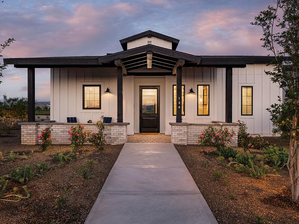 Cottage Farmhouse Exterior with Covered Porch