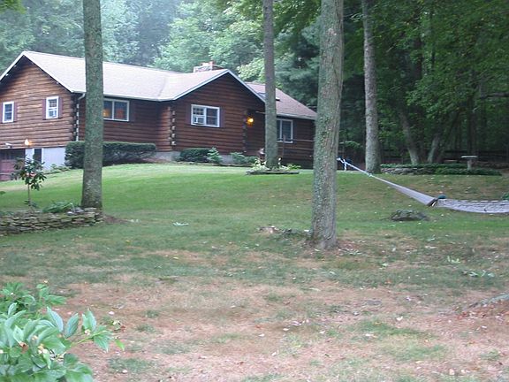 front yard, some trees have been trimmed or removed since photograph