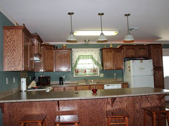 Real Wood Cabinets/Snack Bar