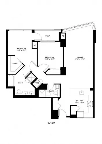 Floor plan 2X2 D5